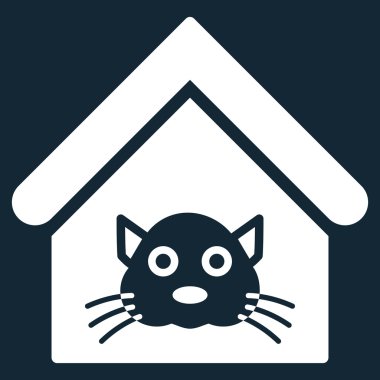 Tavuk Cafe düz vektör simgesi