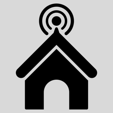 Tavuk Cafe düz vektör simgesi