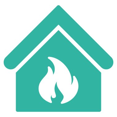 Tavuk Cafe düz vektör simgesi