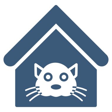 Tavuk Cafe düz vektör simgesi