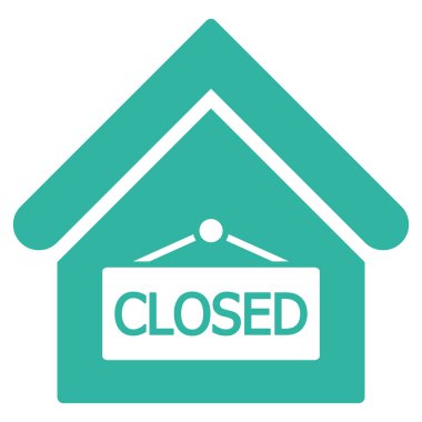 Tavuk Cafe düz vektör simgesi