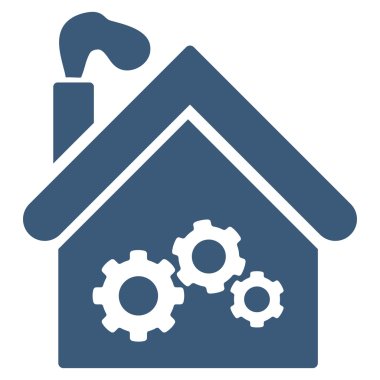 Tavuk Cafe düz vektör simgesi