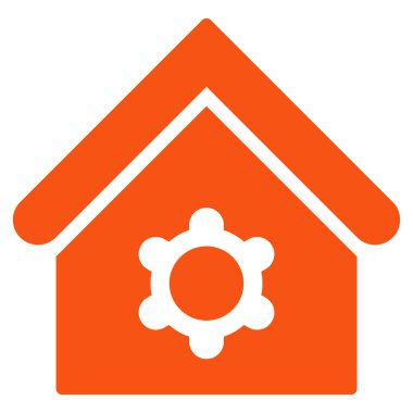 Tavuk Cafe düz vektör simgesi