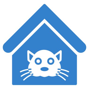 Tavuk Cafe düz vektör simgesi