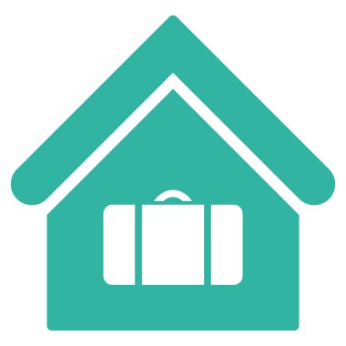 Tavuk Cafe düz vektör simgesi