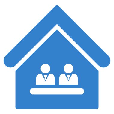 Tavuk Cafe düz vektör simgesi