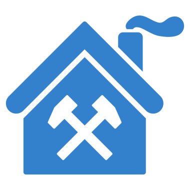 Tavuk Cafe düz vektör simgesi