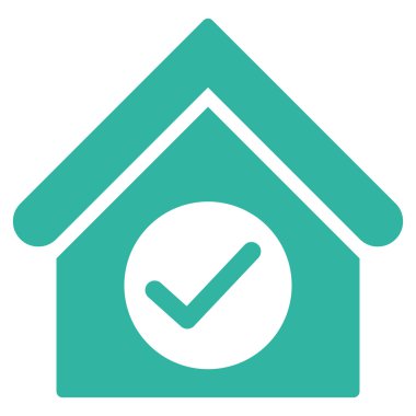 Tavuk Cafe düz vektör simgesi