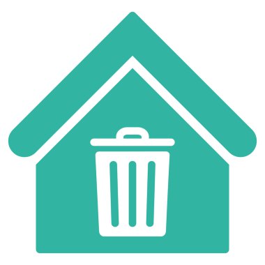 Tavuk Cafe düz vektör simgesi