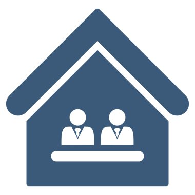 Tavuk Cafe düz vektör simgesi