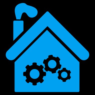 Tavuk Cafe düz vektör simgesi