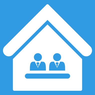 Tavuk Cafe düz vektör simgesi