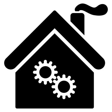 Tavuk Cafe düz vektör simgesi