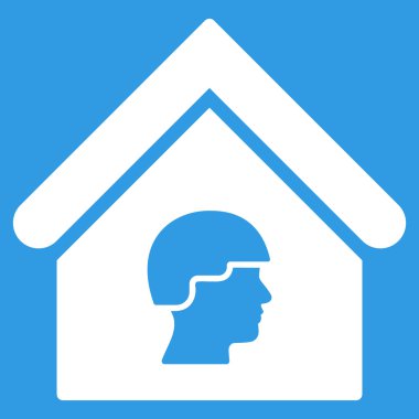 Tavuk Cafe düz vektör simgesi