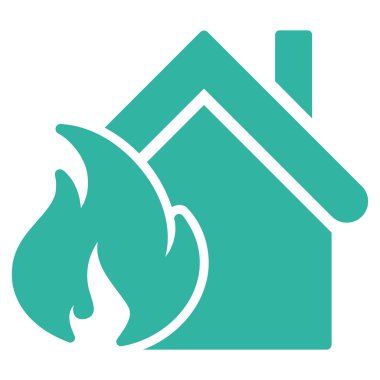 Tavuk Cafe düz vektör simgesi