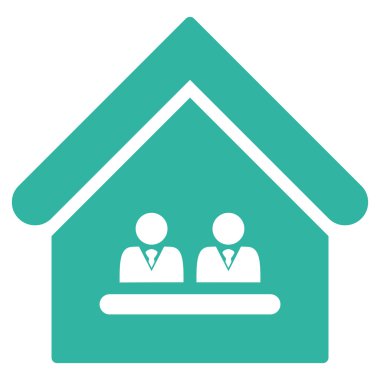 Tavuk Cafe düz vektör simgesi