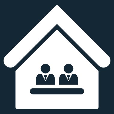 Tavuk Cafe düz vektör simgesi