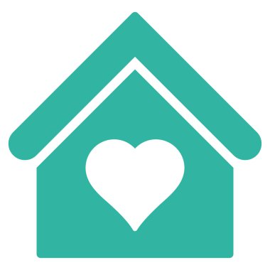 Tavuk Cafe düz vektör simgesi