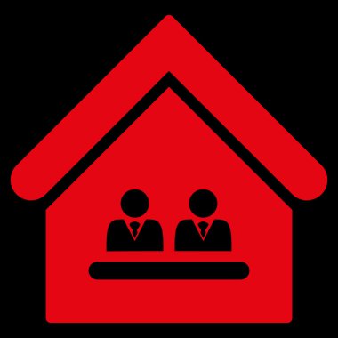 Tavuk Cafe düz vektör simgesi