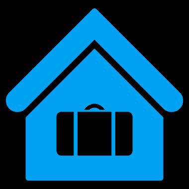 Tavuk Cafe düz vektör simgesi