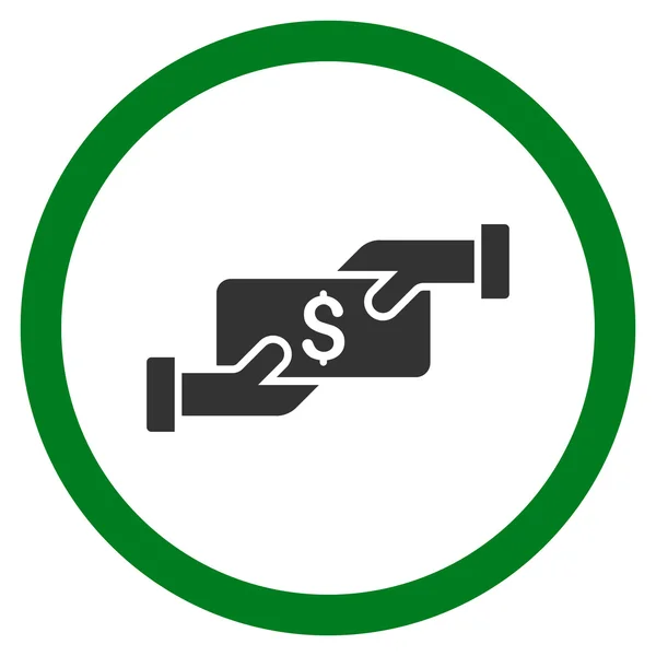 Fizetési sima lekerekített Vector Icon — Stock Vector