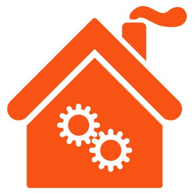 Tavuk Cafe düz vektör simgesi