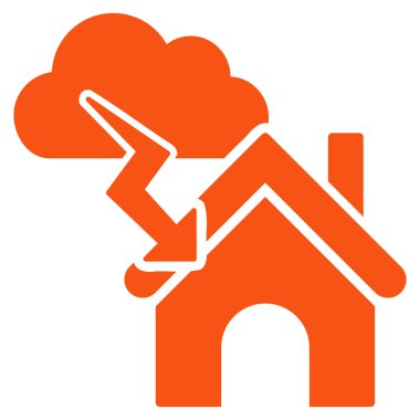 Tavuk Cafe düz vektör simgesi