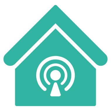 Tavuk Cafe düz vektör simgesi