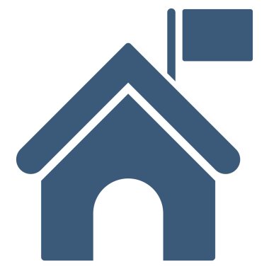 Tavuk Cafe düz vektör simgesi