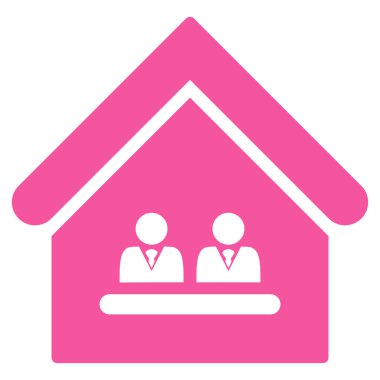 Tavuk Cafe düz vektör simgesi