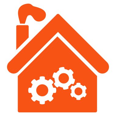 Tavuk Cafe düz vektör simgesi