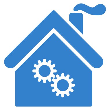 Tavuk Cafe düz vektör simgesi