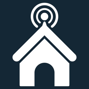 Tavuk Cafe düz vektör simgesi