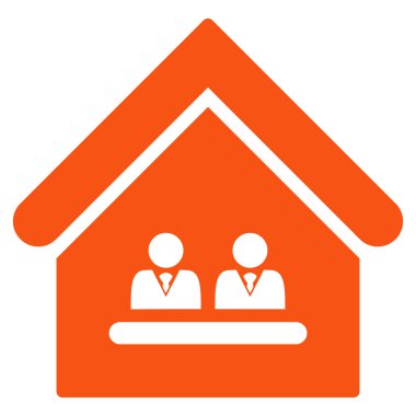 Tavuk Cafe düz vektör simgesi