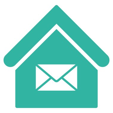 Tavuk Cafe düz vektör simgesi