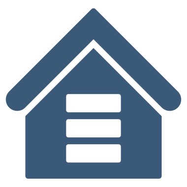 Tavuk Cafe düz vektör simgesi