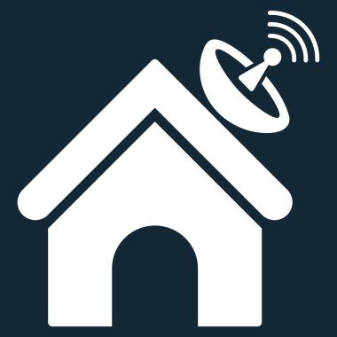 Tavuk Cafe düz vektör simgesi