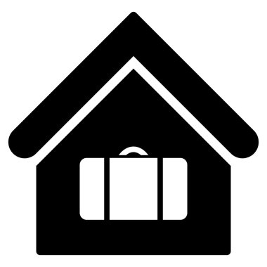 Tavuk Cafe düz vektör simgesi