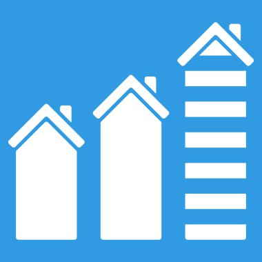 Realty Trend düz vektör simgesi