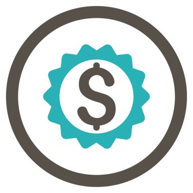 Mali mühür vektör simge yuvarlak