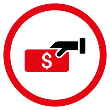 Yuvarlak vektör simge ödeme