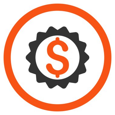 Mali mühür vektör simge yuvarlak