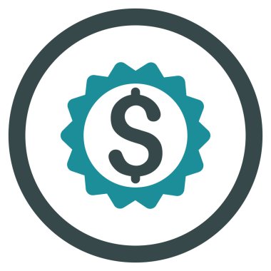 Mali mühür vektör simge yuvarlak