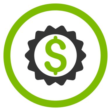 Mali mühür vektör simge yuvarlak