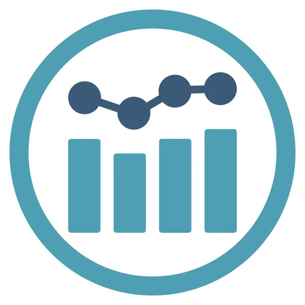 Grafici Icona vettoriale arrotondata — Vettoriale Stock