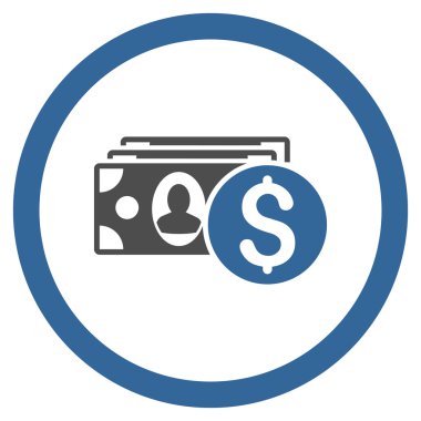 Nakit yuvarlak vektör simgesi