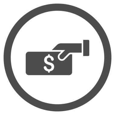 Yuvarlak vektör simge ödeme