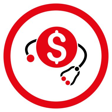 Mali sağlık yuvarlak vektör simgesi