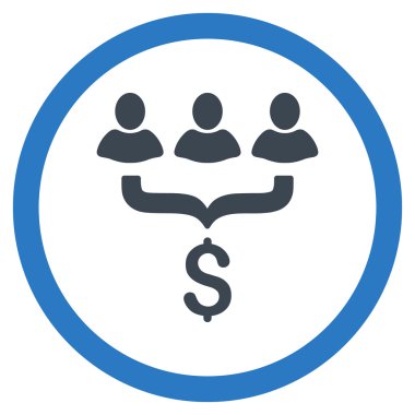 Satış filtre düz yuvarlak vektör simgesi