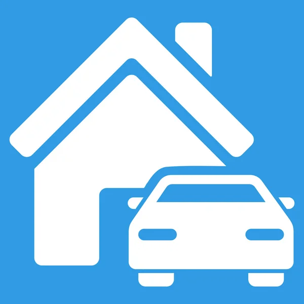 Immobilien flach Vektor Icon — Stockvektor